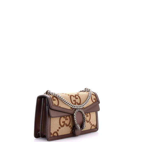 Gucci Small Dionysus Bag Jumbo GG Canvas - Picture 2 of 6